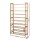Artiss Bamboo Shoe Rack Cabinet, 10-Tier, Holds 50 Pairs, Eco-Friendly, Retro Design, Easy Assembly, Natural Finish