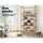 Artiss Bamboo Shoe Rack Cabinet, 10-Tier, Holds 50 Pairs, Eco-Friendly, Retro Design, Easy Assembly, Natural Finish