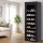 Artiss Chad 10-Tier Shoe Rack Cabinet with Removable Cover, Tool-Free Assembly, Fits 27 Pairs, Black, 1-Year Warranty
