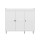 Artiss 8-Tier Shoe Cabinet White with 3 Adjustable Shelves Stores up to 30 Pairs 112x35x100cm and Magnetic Doors