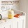 Artiss 6 Tier White Shoe Cabinet 3 Adjustable Shelves Holds Up to 24 Pairs 75x33x115cm Magnetic Doors