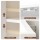 Artiss 6 Tier White Shoe Cabinet 3 Adjustable Shelves Holds Up to 24 Pairs 75x33x115cm Magnetic Doors