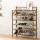 Artiss Eve 6-Tier Foldable Shoe Rack - Holds 18 Pairs, Bamboo & MDF, Space-Saving Design, Easy Assembly, 1-Year Warranty