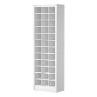 Artiss Hutus 12-Tier Shoe Rack for 36 Pairs, White Particleboard Storage Cabinet with Anti-Tip, Easy Assembly 183cm
