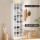 Artiss Hutus 12-Tier Shoe Rack for 36 Pairs, White Particleboard Storage Cabinet with Anti-Tip, Easy Assembly 183cm