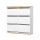 Artiss 3-Tier Shoe Rack Cabinet, White, 45 Pairs, 6 Flip-Out Drawers, Stylish Storage, Easy Assembly, 1-Year Warranty