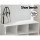 Artiss Max Hall Tree: 180cm White Shoe Rack Cabinet with Coat Hooks, Bench, Curved Edges, and Anti-Tipping Design