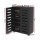 Artiss Shoe Rack Storage Cabinet 5-Tier Black, 20 Pairs, Engineered Wood, Adjustable Shelves, 86x60x33cm, Slatted Doors