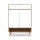 Artiss Pine & White Shoe Rack Cabinet for 20 Pairs, 5 Tiers, 2 Drawers, Soft-Close, Anti-Tip, 80x32x