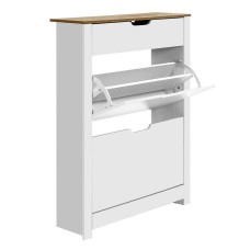 Artiss Shoe Rack Cabinet, Particle Board, White, 78x23.5x102.5cm, Modern Design, 16 Pairs Storage, Adjustable Shelves Artiss Shoe Rack Cabinet, Particle Board, White, 78x23.5x102.5cm, Modern Design, 16 Pairs Storage, Adjustable Shelves