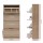 Artiss Shoe Rack Cabinet for 60 Pairs - Stylish 4-Door Wood Storage with Adjustable Shelves and Easy Assembly