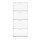 Artiss Shoe Rack Cabinet - White, 4 Doors, Holds 60 Pairs, Melamine Particle Board, Adjustable Shelves, 160cm Tall