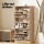 Artiss Shoe Cabinet Storage Drawer | Holds 45 Pairs | 3 Flip-Up Drawers | Pine Finish | 60x29x121cm | Easy Assembly