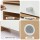 Artiss 8-Tier Narrow Shoe Cabinet White and Pine 80 x 35 x 154 cm Slim Hallway Storage Unit 4 Flip Doors