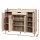 Artiss Adjustable Shoe Rack Cabinet - Pine Finish, Stores 26 Pairs, Stylish & Durable with Extra Storage