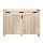 Artiss Adjustable Shoe Rack Cabinet - Pine Finish, Stores 26 Pairs, Stylish & Durable with Extra Storage