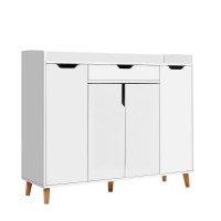 Artiss Adjustable White Shoe Rack Cabinet - Organise Up to 26 Pairs with Ease and Style, Premium Build