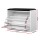 Artiss White Shoe Rack Cabinet Bench - 15 Pair Storage, PU Leather Seat, Adjustable Shelves, 120kg Capacity, 63x30x48cm