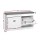 Artiss White Shoe Rack Cabinet Bench, E1 MDF, Adjustable Shelves, Fits 12 Pairs, 104x24x48cm, 1-Year Warranty