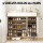 Artiss White Pine 2-Piece Entryway Storage Set Shoe Cabinet and Bamboo Clothes Rack 120cm Cabinet 30 Pairs