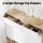 Artiss White Pine 2-Piece Entryway Storage Set Shoe Cabinet and Bamboo Clothes Rack 120cm Cabinet 30 Pairs