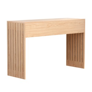 Artiss Console Table, Pine MDF, 120CM, Fluted Design, Hallway Furniture, Easy Assembly, 1-Year Warranty