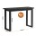 Artiss 110CM Black Console Table – Minimalist Design with Wood Grain, Ski-Leg Support, Easy Assembly, Anti-Tip Safety
