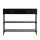 Artiss Console Table 3-Tier Black 100cm – Modern Entryway Hall Table with Drawers, Shelves, Metal Frame, E1 MDF