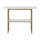 Artiss Console Table Marble Effect White and Gold 120cm – 2-Tier Hallway Entry Table, Metal Frame, Easy Clean, Storage