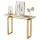 Artiss 110cm Marble Effect Console Table White Gold Slim 30cm Depth Hallway Entryway Table 75kg Capacity