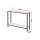 Artiss Marble Effect Console Table 2-Tier Slim Hallway Entryway Display Desk 90cm White Black Frame 30kg