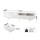 Artiss 200cm White TV Entertainment Unit Fluted Front Fits up to 80in TVs 70kg Tabletop Capacity 2 Cabinets