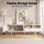 Artiss 200cm White TV Entertainment Unit Fluted Front Fits up to 80in TVs 70kg Tabletop Capacity 2 Cabinets