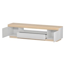 Artiss Lior 180CM White Wood TV Cabinet Entertainment Unit - Dual-Tone, Easy Assembly, Ample Storage, Modern Design