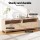Artiss Karel TV Cabinet Entertainment Unit, E1 Particle Board, 150CM, Pine, Marble-Effect, Modern Storage Solution