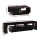 Artiss LED TV Unit and Coffee Table Set Black 189cm Entertainment Unit 95cm Coffee Table RGB LED Storage