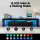 Artiss LED TV Unit and Coffee Table Set Black 189cm Entertainment Unit 95cm Coffee Table RGB LED Storage