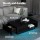 Artiss LED TV Unit and Coffee Table Set Black 189cm Entertainment Unit 95cm Coffee Table RGB LED Storage