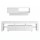 Artiss White LED TV Unit and Coffee Table Set 2-Piece RGB High Gloss 189cm Entertainment Unit 95cm Table