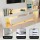 Artiss White LED TV Unit and Coffee Table Set 2-Piece RGB High Gloss 189cm Entertainment Unit 95cm Table