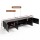 Artiss 180cm Black TV Unit: E1 Particle Board, Melamine Finish, Soft Close Doors, Adjustable Shelves, Cable Management