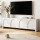 Artiss 180cm White Concave TV Unit Entertainment Cabinet Adjustable Shelves Fits 70" TVs 70kg Capacity