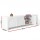 Artiss 180cm White Concave TV Unit Entertainment Cabinet Adjustable Shelves Fits 70" TVs 70kg Capacity