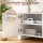 Artiss 180cm White Concave TV Unit Entertainment Cabinet Adjustable Shelves Fits 70" TVs 70kg Capacity
