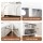Artiss 180cm White Concave TV Unit Entertainment Cabinet Adjustable Shelves Fits 70" TVs 70kg Capacity