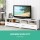 Artiss 180cm White Eddie TV Cabinet Entertainment Unit - Versatile 3-in-1 Design with Storage Shelves & Drawers