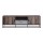 Artiss TV Cabinet Entertainment Unit, E1 Particle Board, 180cm, Dark Wood & Black, Industrial Style, Ample Storage