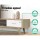 Artiss 180cm Oak White TV Cabinet Entertainment Unit, Scandinavian Design, 2 Drawers, Easy Assembly