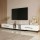 Artiss Extendable White TV Cabinet 190-260cm Entertainment Unit Fits up to 98" TVs 40kg Capacity 4 Drawers