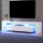 Artiss Elo 200cm White LED TV Cabinet - Gloss Finish, RGB Lighting, Storage Drawers, Tempered Glass Shelves